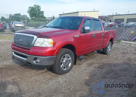 2008 Ford F-150 Lariat из США, поврежденный, VIN 1FTPW14V78FA04399